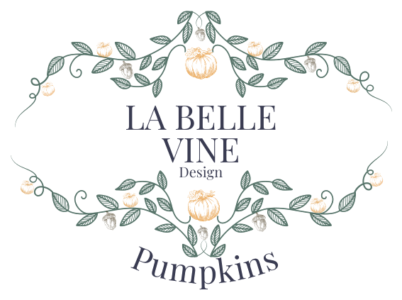 La Belle Vine Design & Pumpkins logo